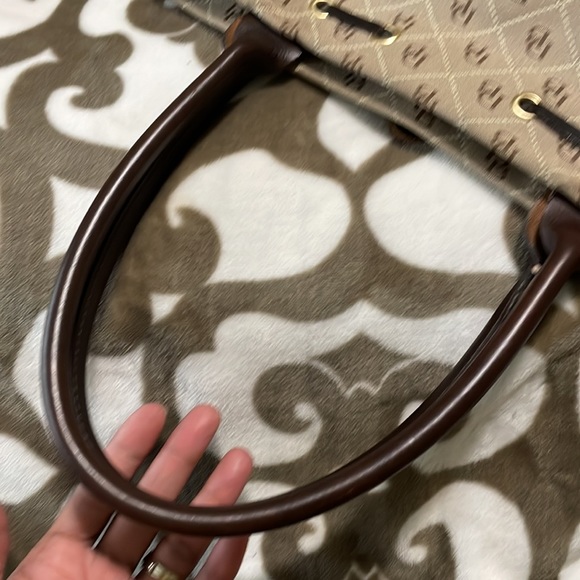 Dooney & Bourke Signature Print Satchel - Picture 13 of 15